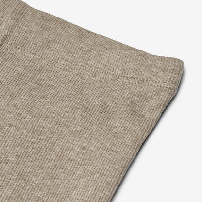 Jules Leggings - Organic Cotton - Gravel Melange - Wheat