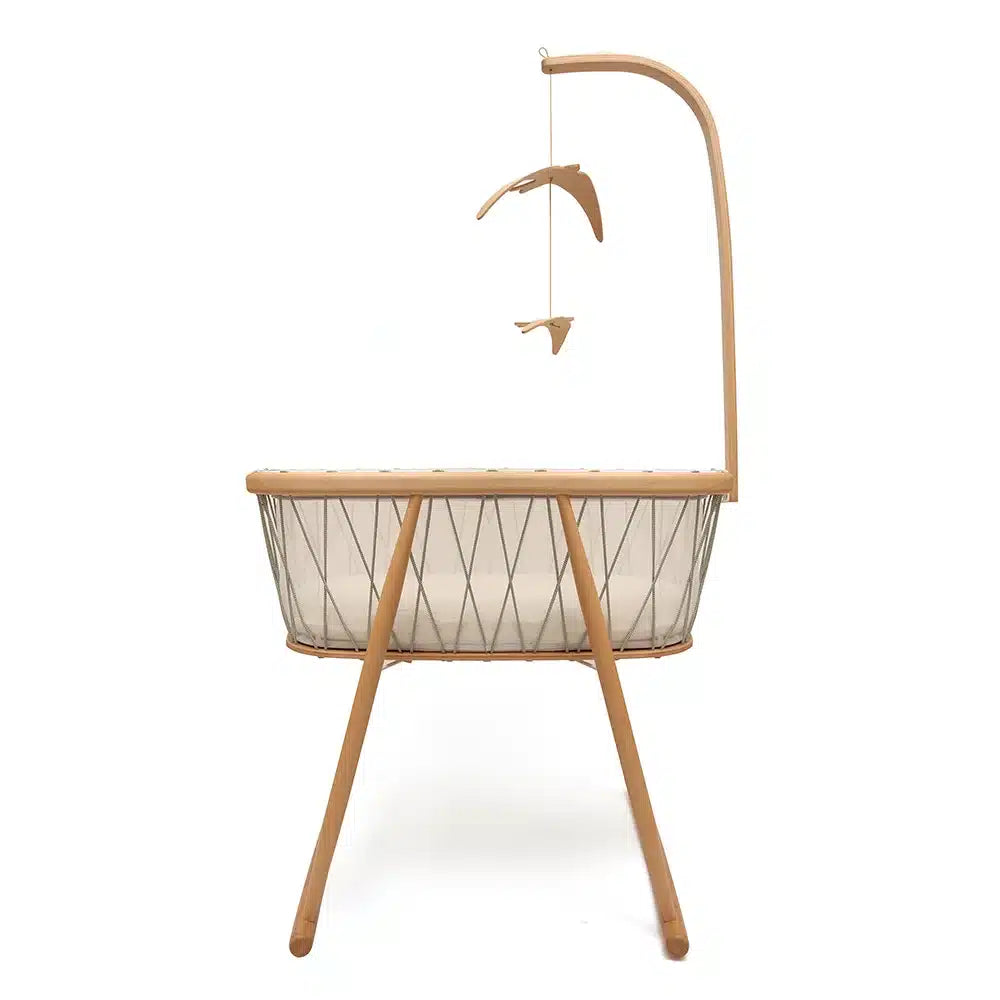 KANO Bed Arrow - Wooden Canopy Arch for KUMI Cradle & KIMI Bed - Beech Wood - Charlie Crane