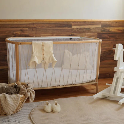 KIMI Evolving Baby Bed - Wooden Convertible Bed without Bars 60x120 cm - From 6 months to 5 years - Charlie Crane
