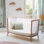 KIMI Evolving Baby Bed - Houten meegroei bed zonder spijlen 60x120 cm - Van 6 maanden tot 5 jaar - Charlie Crane - productfoto - afbeelding 5