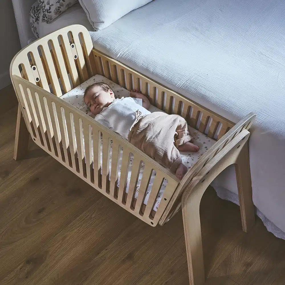 KODO Co-sleeping Crib - Houten Co Sleeper - Van Geboorte tot 6 Maanden - Charlie Crane - productfoto - afbeelding 8