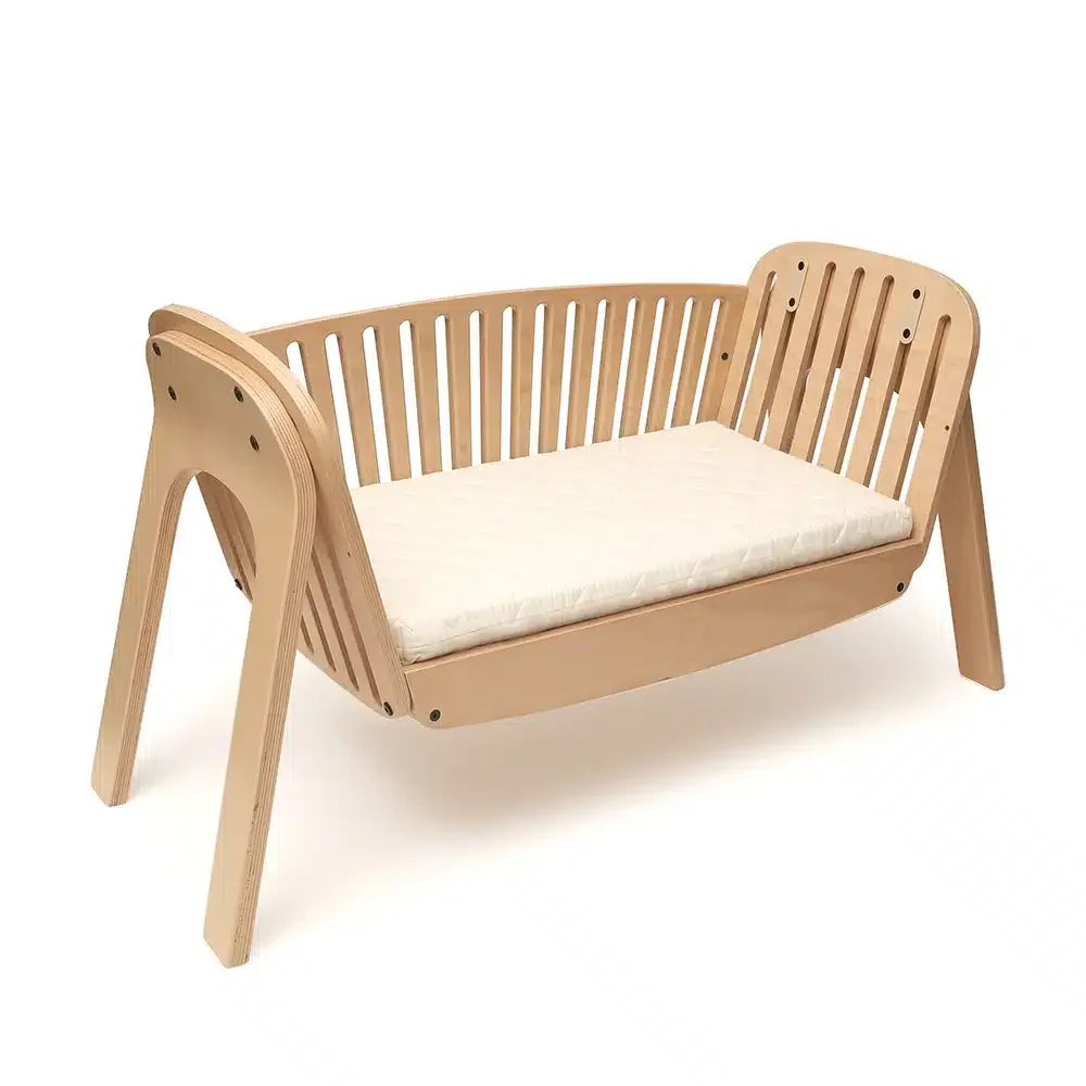 KODO Co-sleeping Crib - Houten Co Sleeper - Van Geboorte tot 6 Maanden - Charlie Crane - productfoto - afbeelding 9