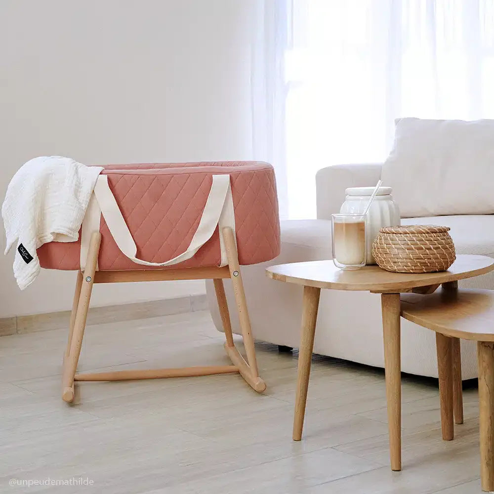 KUKO Baby Moses Basket - Draagbare Cocoon Wieg vanaf Geboorte - Babylift & Wieg - Charlie Crane - productfoto - afbeelding 13