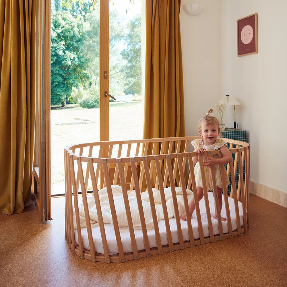LUGO Bed Extension - Verlenging voor LUGO Babybed naar Juniorbed 70x140 cm - Charlie Crane - productfoto - afbeelding 5
