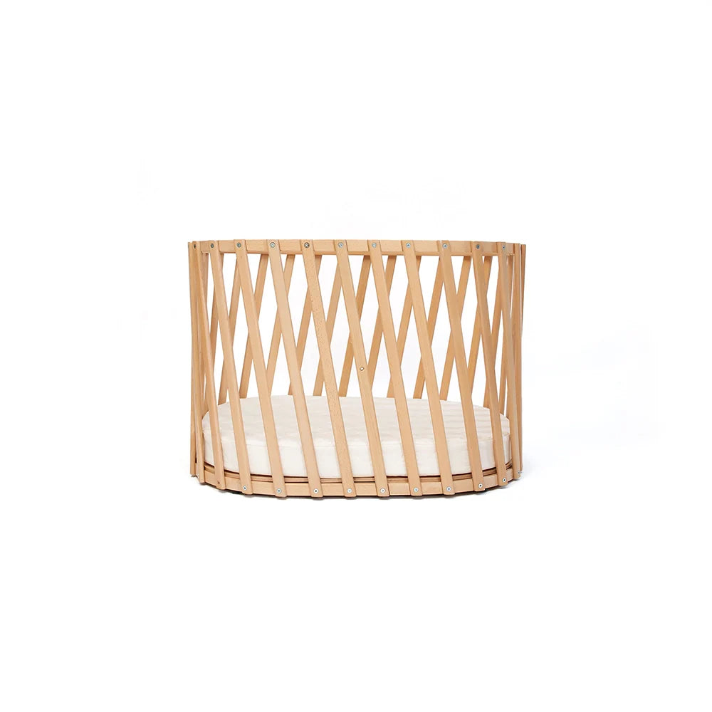 LUGO Evolving Wooden Baby Bed - Meegroeiend Houten Bed 70x90 / 70x140 cm - Van Geboorte tot 7 Jaar - Charlie Crane - productfoto - afbeelding 10