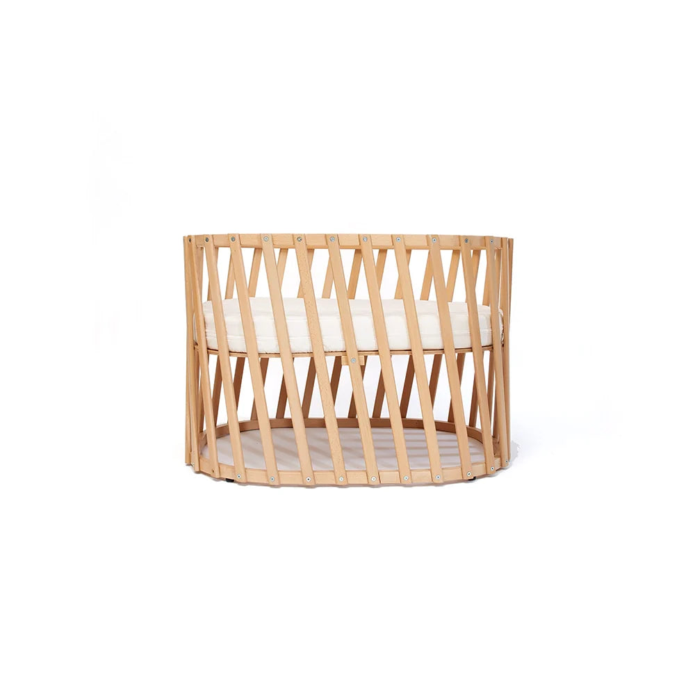 LUGO Evolving Wooden Baby Bed - Meegroeiend Houten Bed 70x90 / 70x140 cm - Van Geboorte tot 7 Jaar - Charlie Crane - productfoto - afbeelding 8