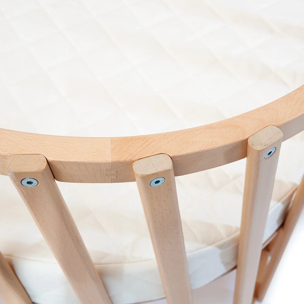 LUGO Evolving Wooden Baby Bed - Meegroeiend Houten Bed 70x90 / 70x140 cm - Van Geboorte tot 7 Jaar - Charlie Crane - productfoto - afbeelding 9