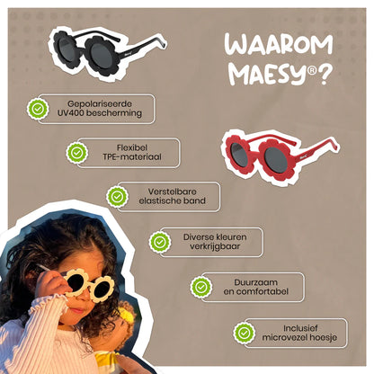 Sunglasses Fleur 1 to 3 years - Flower - Maesy