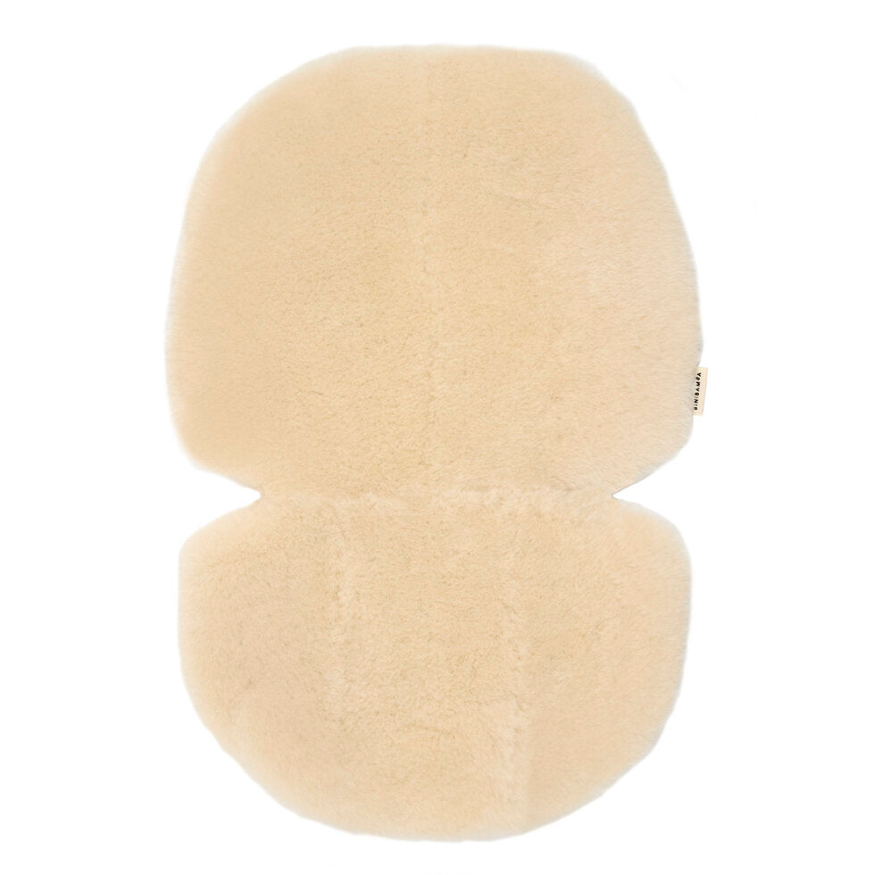 Merino wollen kinderwagen inleg Snuggler® - Milk - BINIBAMBA