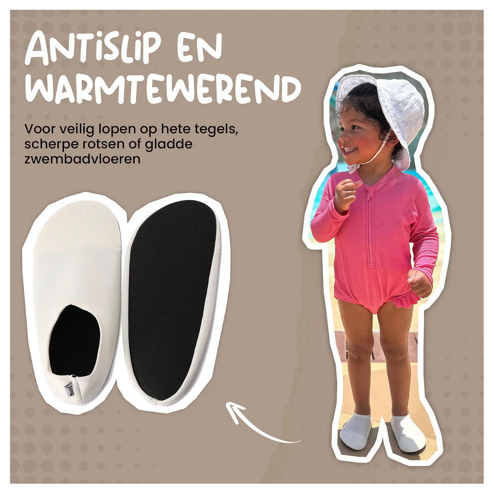 Anti-slip Shoes - Swim Shoes - Beige Ecru - Maesy