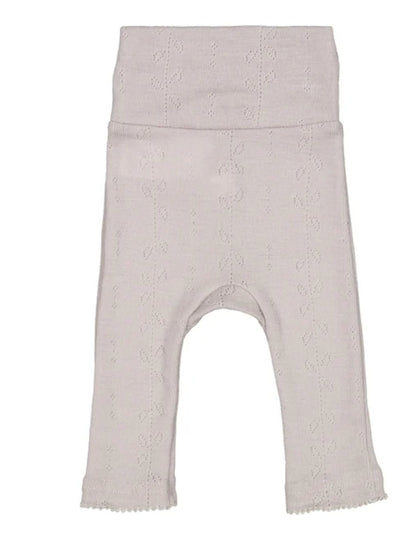 Zacht MarMar Copenhagen Piva pointelle merinowol broekje voor baby – thermoregulerend en kriebelvrij soft dove