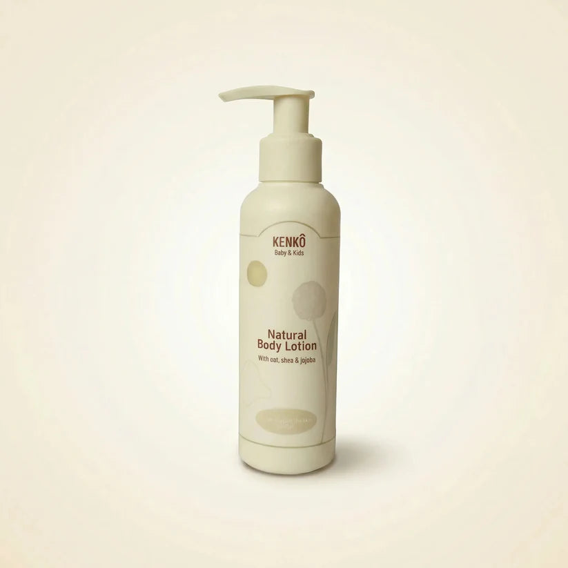 Natural Body Lotion - Baby & Kids - Oat Shea & Jojoba - Organic - Kenkô