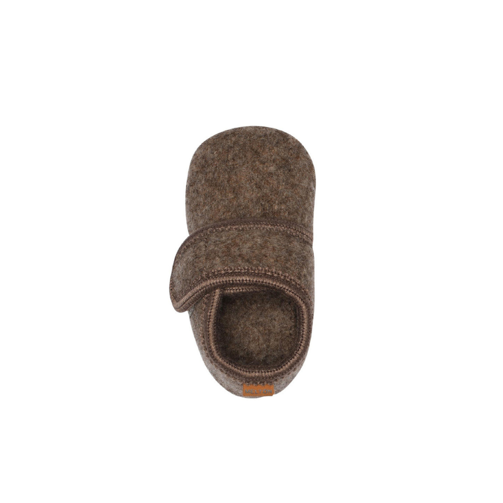 Wollene Hausschuhe - Classic Wool Slippers - Innenschuh - Denver Melange - MELTON
