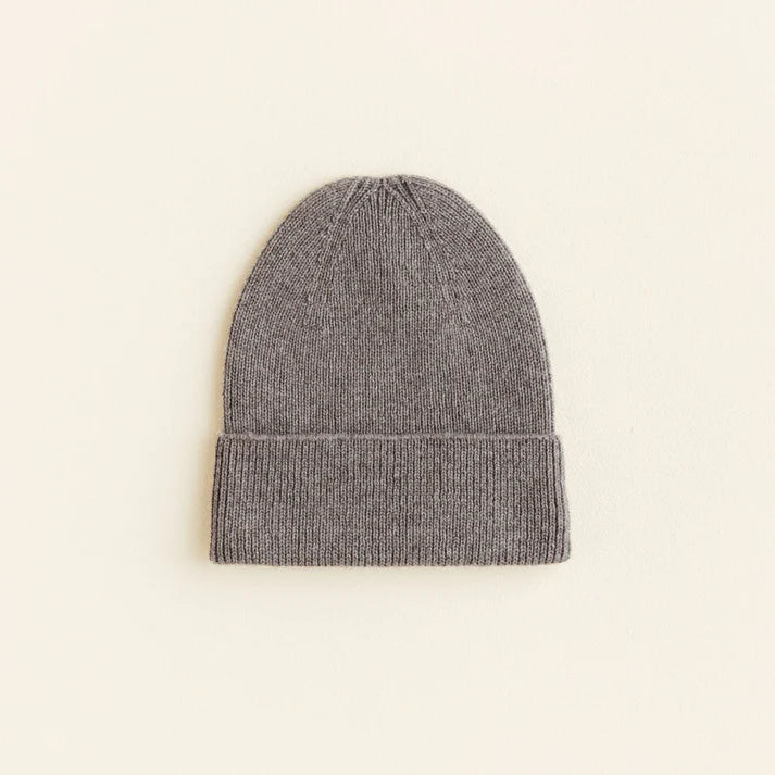 Gebreid mutsje - Fonzie newborn - Merino wol - HVID - productfoto - afbeelding 10