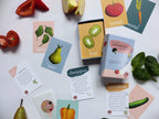 Tafelkaartjes Groente & Fruit – 60 cartes éducatives pour goûter et découvrir – STERK & ZOET