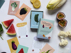 Tafelkaartjes Groente & Fruit – 60 cartes éducatives pour goûter et découvrir – STERK & ZOET