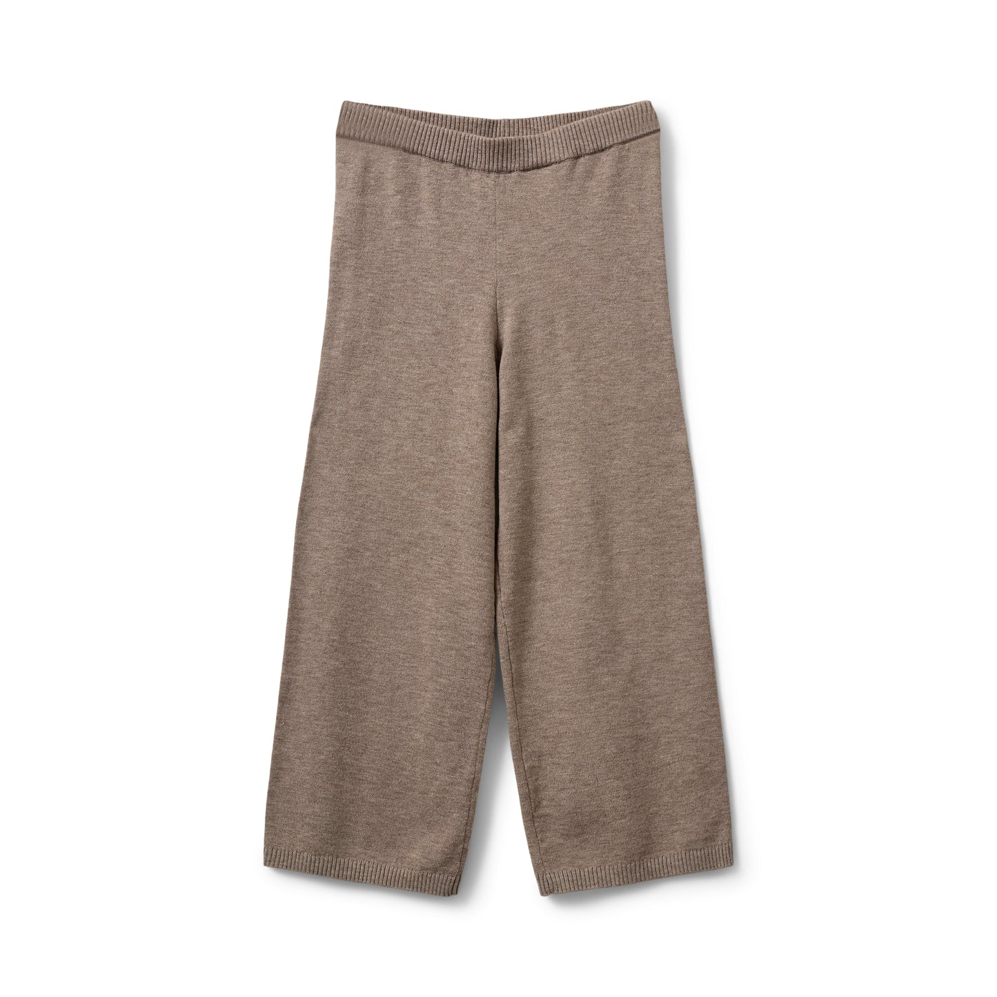 Fine-knit trousers Lova - Brown mélange - Sofie Schnoor