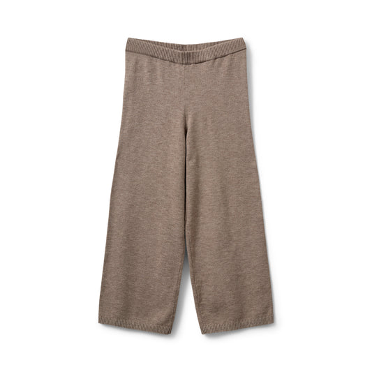 Fijngebreide broek Lova - Bruin melange - Sofie Schnoor