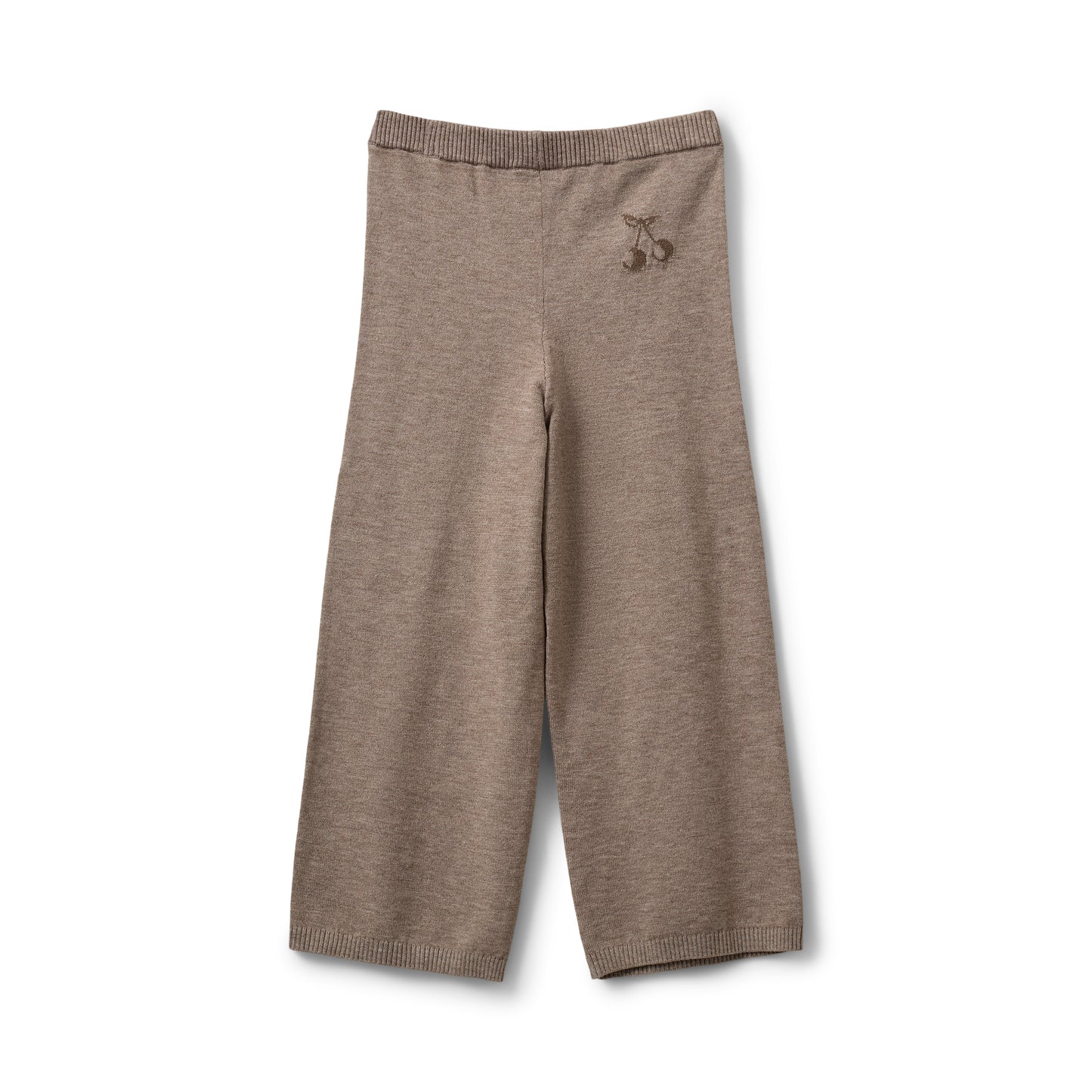Fine-knit trousers Lova - Brown mélange - Sofie Schnoor