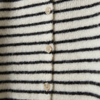 Wollen vest CisseKB met strepen - 100% wol - Sofie Schnoor