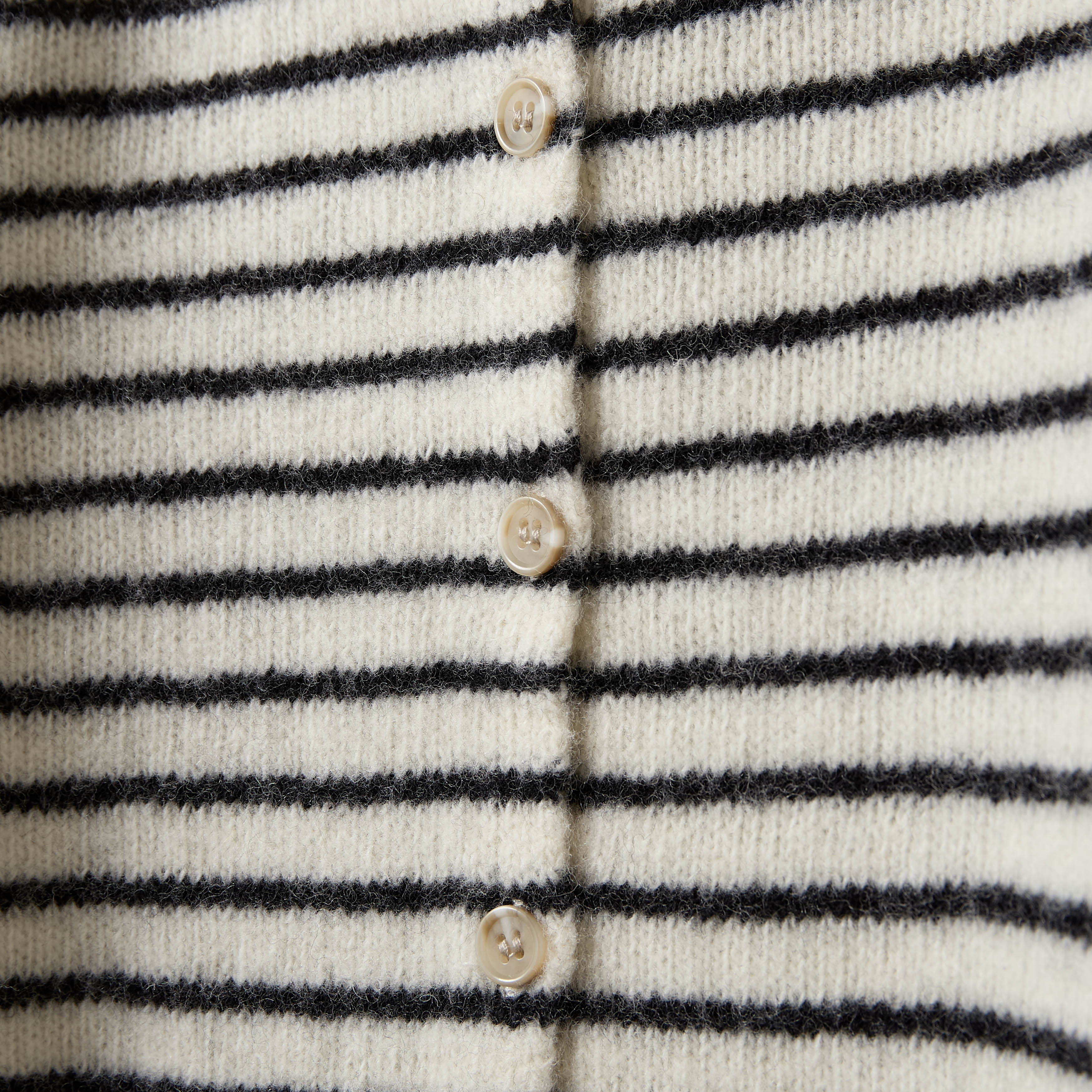 Wollen vest CisseKB met strepen - 100% wol - Sofie Schnoor