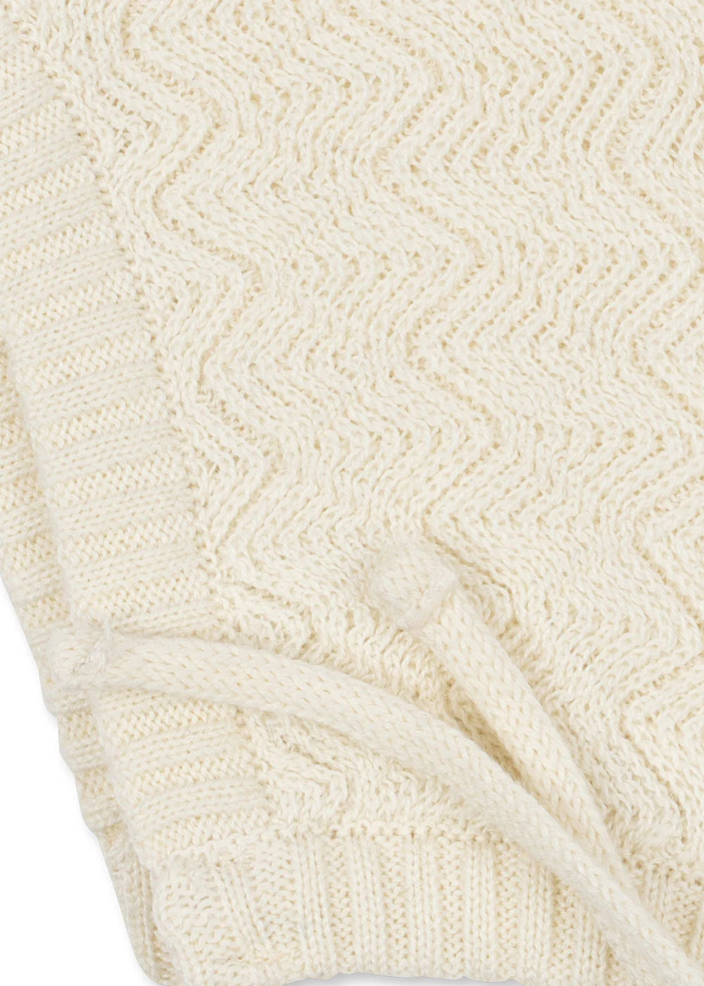 Venti Hat - Antique White - Pointelle Bonnet - Organic Cotton - GOTS - Konges Sløjd