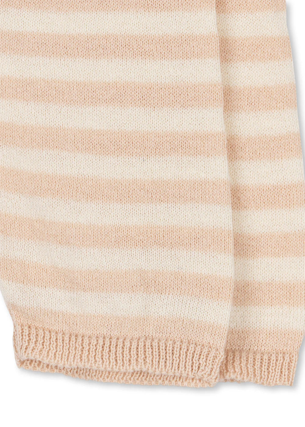 Dungebreid broekje - Venti Knit Leggings - Cameo Rose/Roze - Biologisch Katoen - GOTS - Konges Sløjd - close up