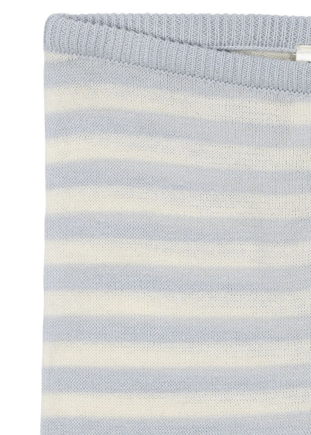 Dungebreid broekje - Venti Knit Leggings - Gray Dawn/Blauw - Biologisch Katoen - GOTS - Konges Sløjd - close up