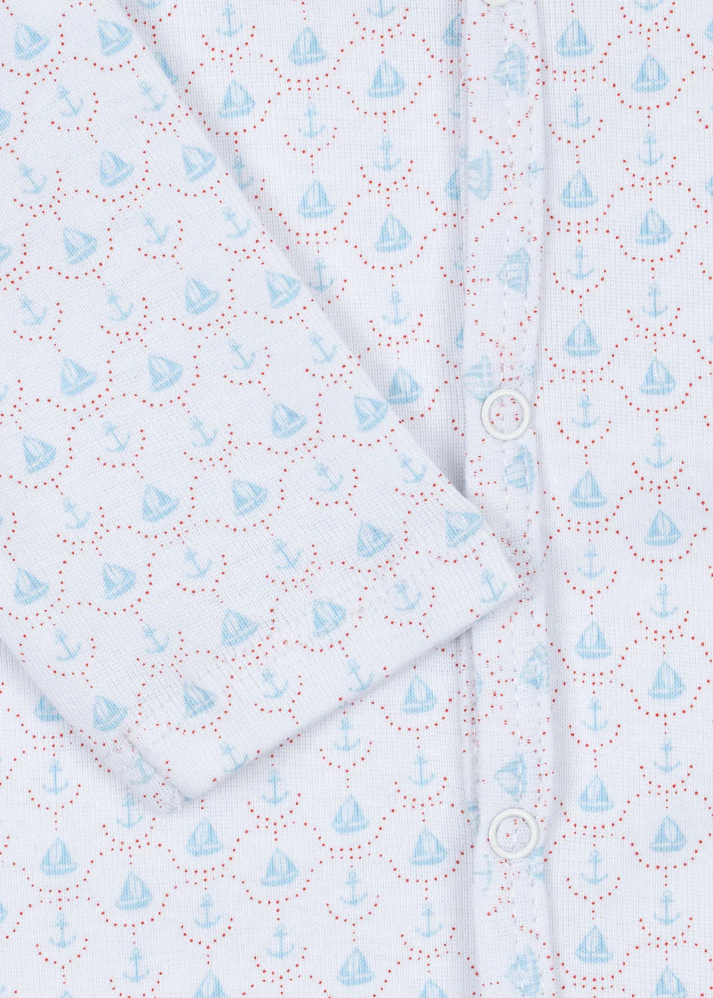 Fio Onesie - Barca - Sleepsuit/Pyjamas - Organic Cotton - Sailboats - Konges Sløjd