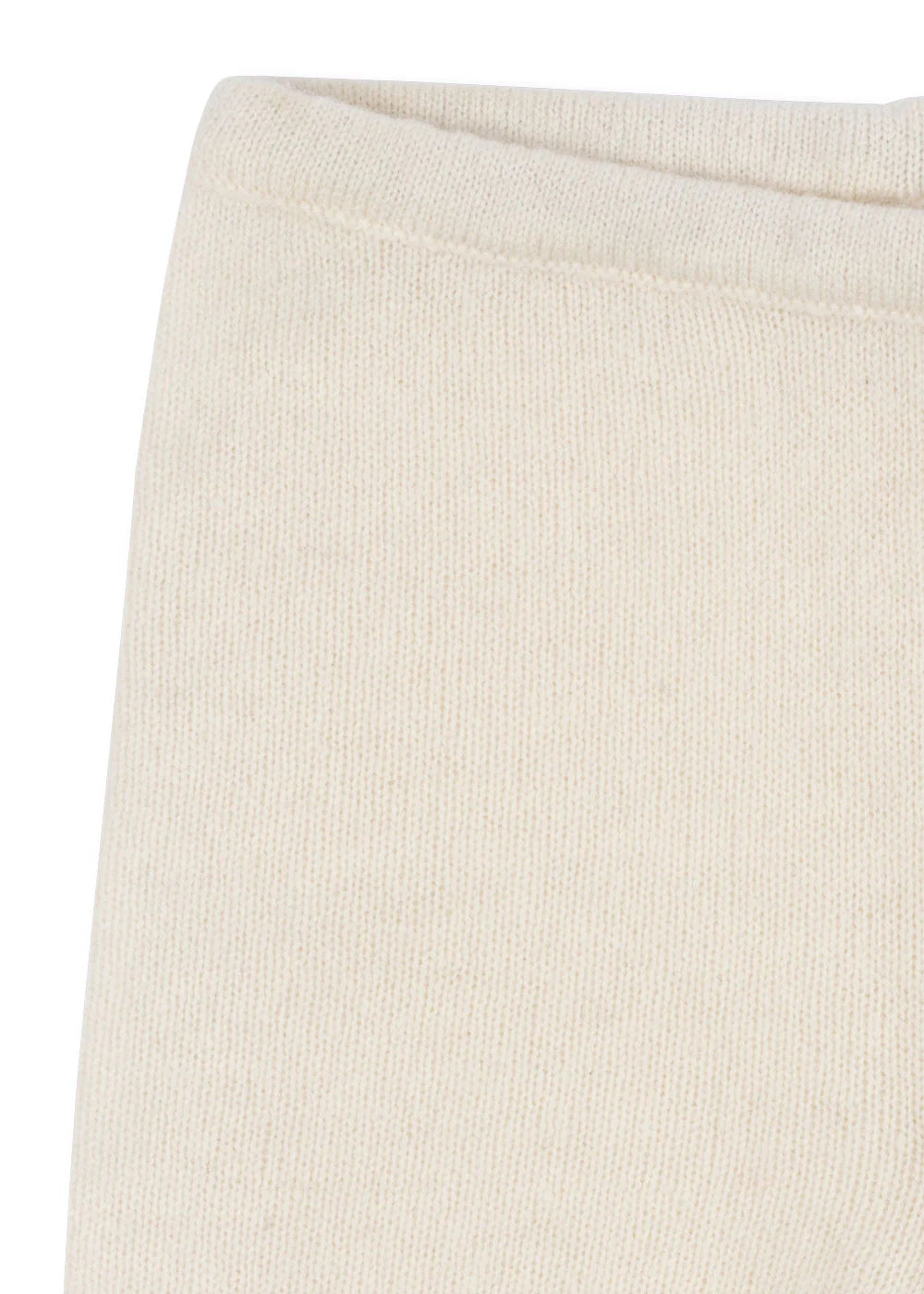 Savora Pants - Antique White - Wijd baby broekje - 100% wol - Konges Sløjd - close up