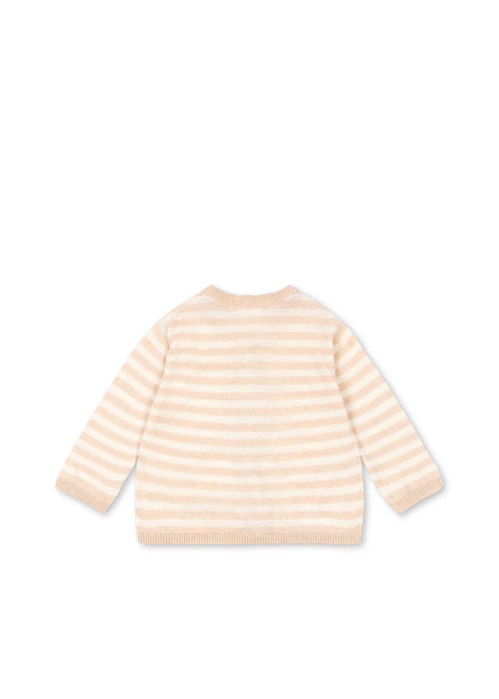 Venti Knit Cardigan - Cameo Rose - Fijngebreid Vestje - Biologisch Katoen - GOTS - Konges Sløjd - achterkant