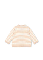 Venti Knit Cardigan - Cameo Rose - Fijngebreid Vestje - Biologisch Katoen - GOTS - Konges Sløjd - achterkant