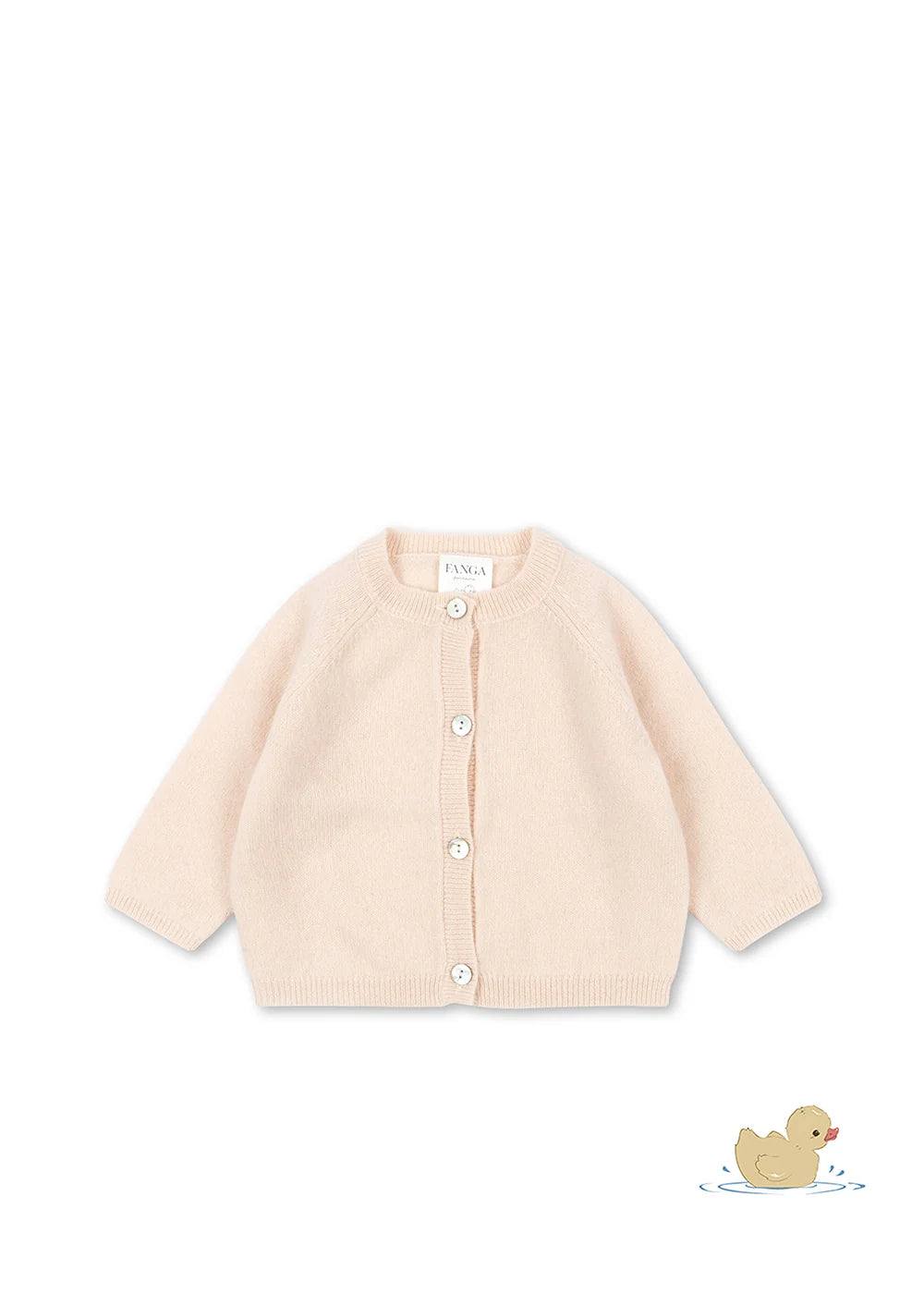 Savora Cardigan - Antique White - Babyweste aus Wolle - Wolle - Konges Sløjd