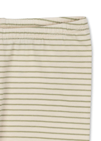 Basic Broek - Tea Stripe - Gestreept baby broekje - GOTS Biologisch Katoen