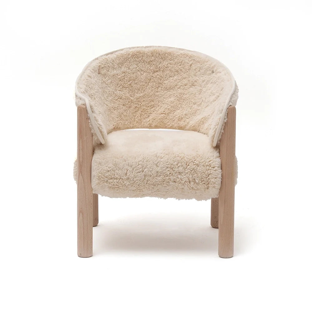 SABA kinderstoel - Fur Milk - Beukenhout - Charlie Crane