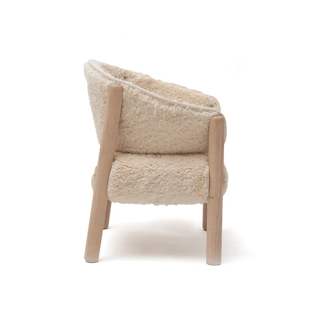SABA kinderstoel - Fur Milk - Beukenhout - Charlie Crane - productfoto - afbeelding 3