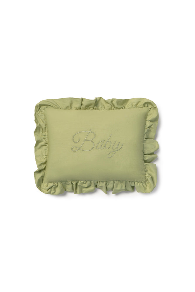 Baby Cushion - Sierkussen met borduursel - Rose & Matcha - 32 × 22 cm - Lorena Canals - productfoto - afbeelding 2
