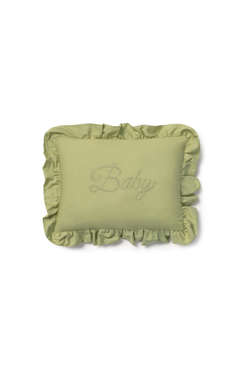 Baby Cushion - Sierkussen met borduursel - Rose & Matcha - 32 × 22 cm - Lorena Canals - productfoto - afbeelding 2