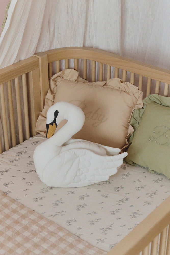 Cushion Swan - Zwanenkussen - Ivory - 30 × 30 cm - Lorena Canals - productfoto - afbeelding 3