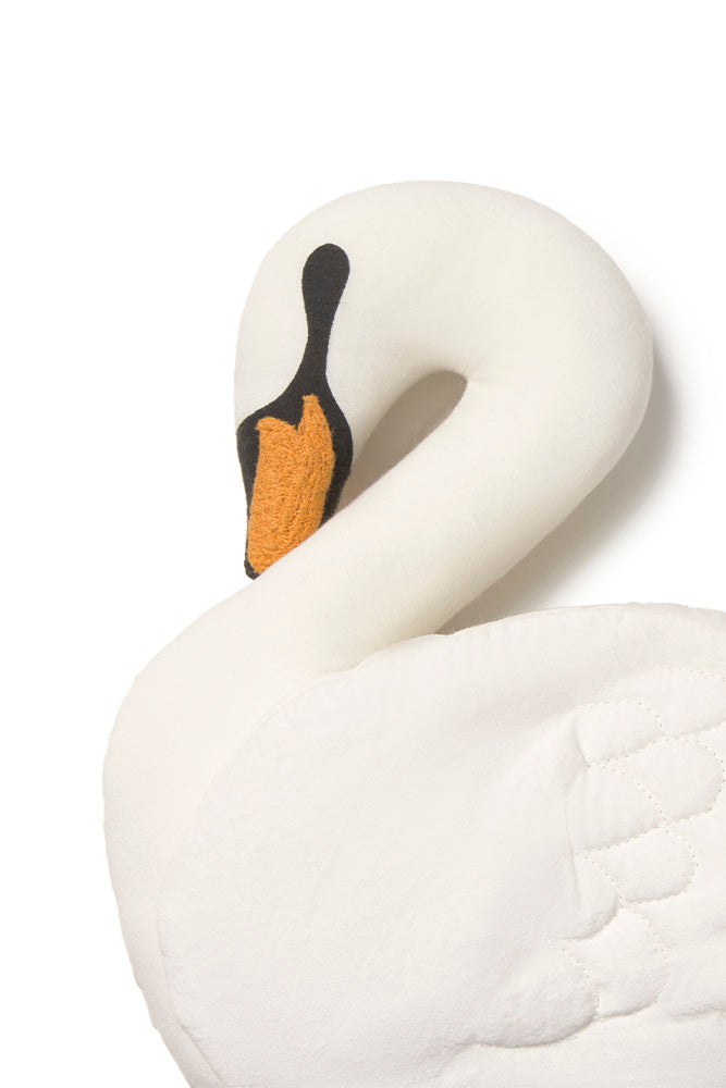 Cushion Swan - Zwanenkussen - Ivory - 30 × 30 cm - Lorena Canals - productfoto - afbeelding 5