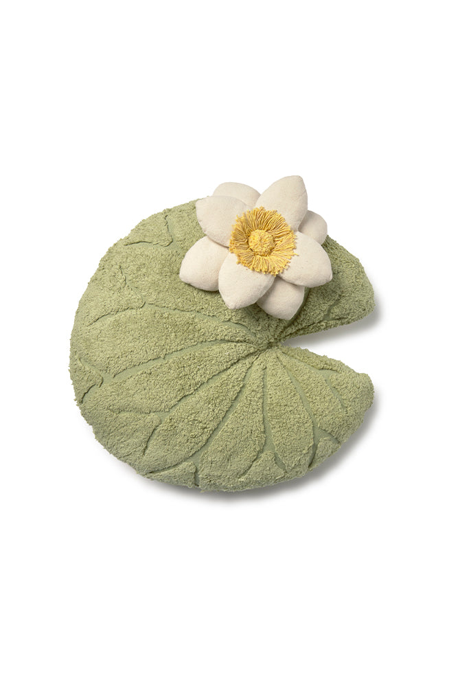Floor Cushion Water Lily - Vloerkussen en poef - Matcha - 60 × 60 cm - Lorena Canals - productfoto - afbeelding 6