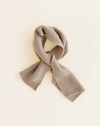 Scarf Ivo - 100% extra fine Italiaanse merino wol - HVID - sand