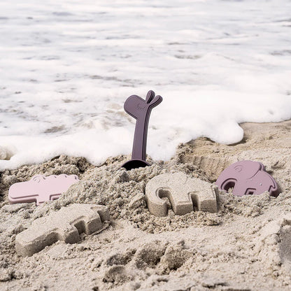 Sand figures + shovel - Sand play set 3 pcs - Deer friends - Powder - Done by Deer