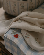 Hydrofiele doeken - Muslin Blanket - 2 paar - 60x60 cm - Fraise - Garbo&Friends - productfoto