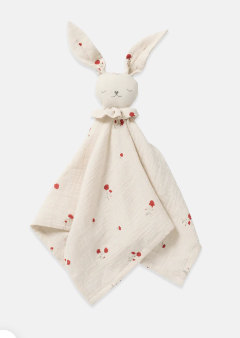 Knuffeldoekje Konijn - Muslin Bunny Cuddle cloth - Biologisch katoen - Poppy - Garbo&Friends