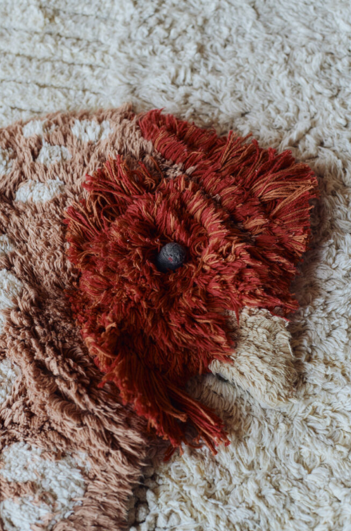 Washable Rug Chicken – Wasbaar vloerkleed kip – Katoen - Lorena Canals