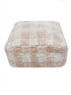 Pouf Vichy – Kinderpoef met ruitjes – Lorena Canals