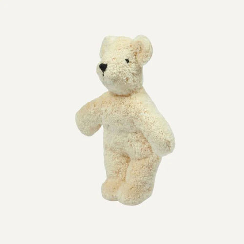 Baby knuffel - Beer klein - Biologisch katoen/Wol - White/Wit - Senger Naturwelt - productfoto