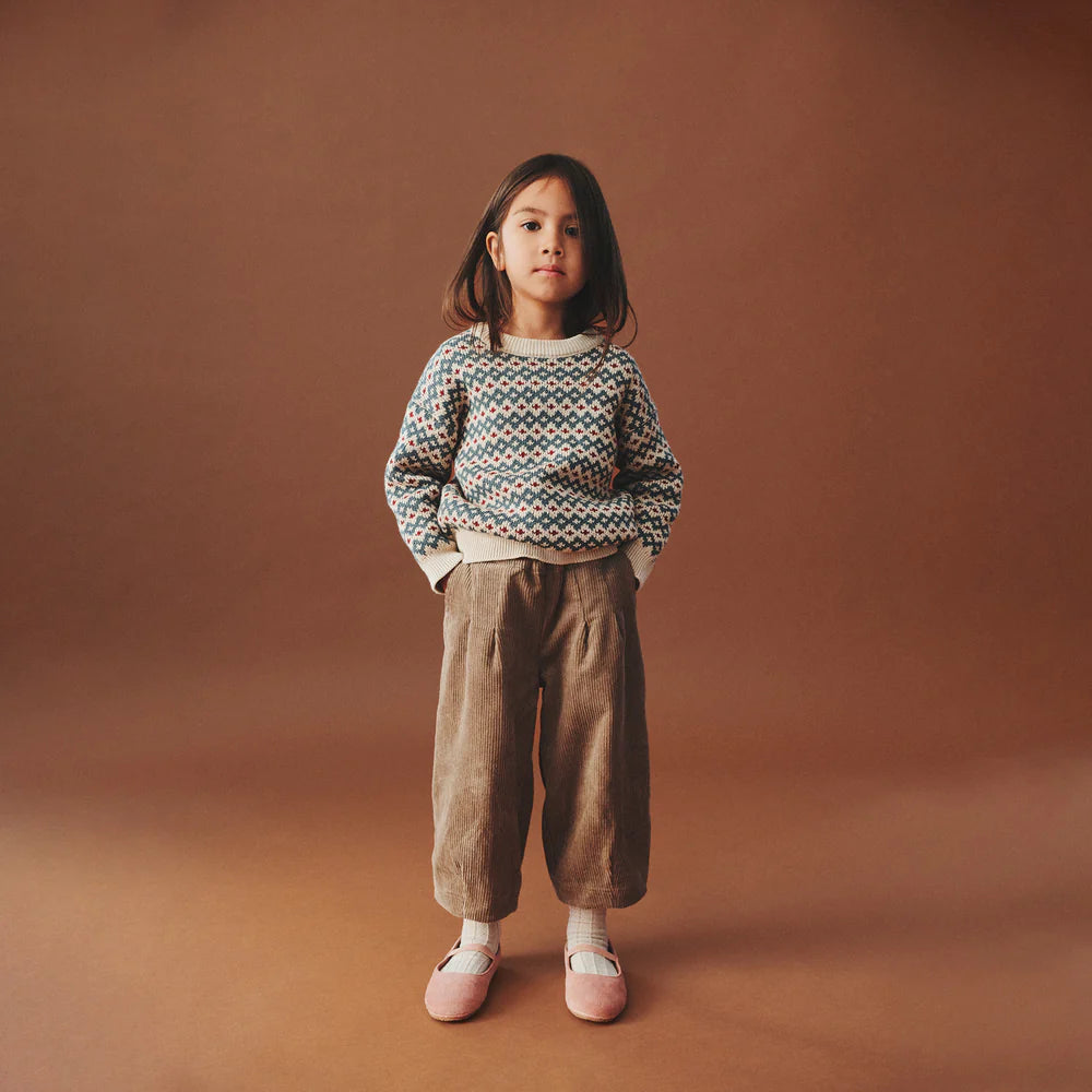 Cordhose Juno - Beige - Bio-Baumwolle - Wheat
