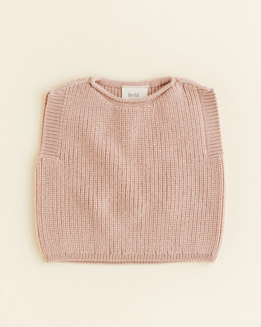 Vest Harvey - Spencer/mouwloos truitje - Merinowol - HVID - productfoto - afbeelding 3